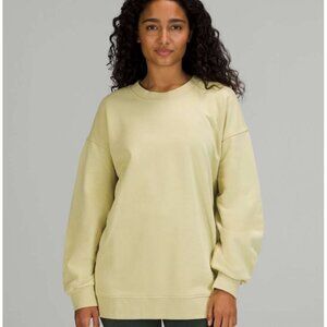 Lululemon Perfectly Oversized Crew Dew Green‎ size 6